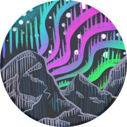 POPSOCKETS Uchwyt do telefonu Standard Borealis Woodcut