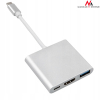 Adapter USB-C - HDMI / USB 3.0 / USB-C MCTV-840