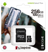 KINGSTON KARTA MICROSD 256GB MICRO CL10 ADAPTER SD