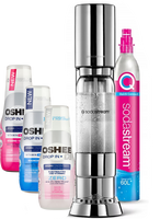 Saturator do wody gazowanej SodaStream Enso + Butelka Enso 1L + cylinder + GRATISY