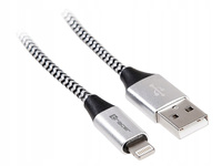Kabel USB 2.0 iPhone AM lightning 1,0m czarno