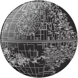 POPSOCKETS Uchwyt do telefonu Standard Star Wars Aluminum Death Star licencja
